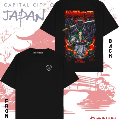 Zoro Pirate Hunter Black Tshirt...