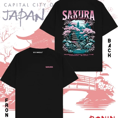 Sakura Pink Japan printed cotto...