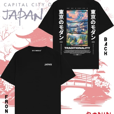 Japan Traditionality printed ts...