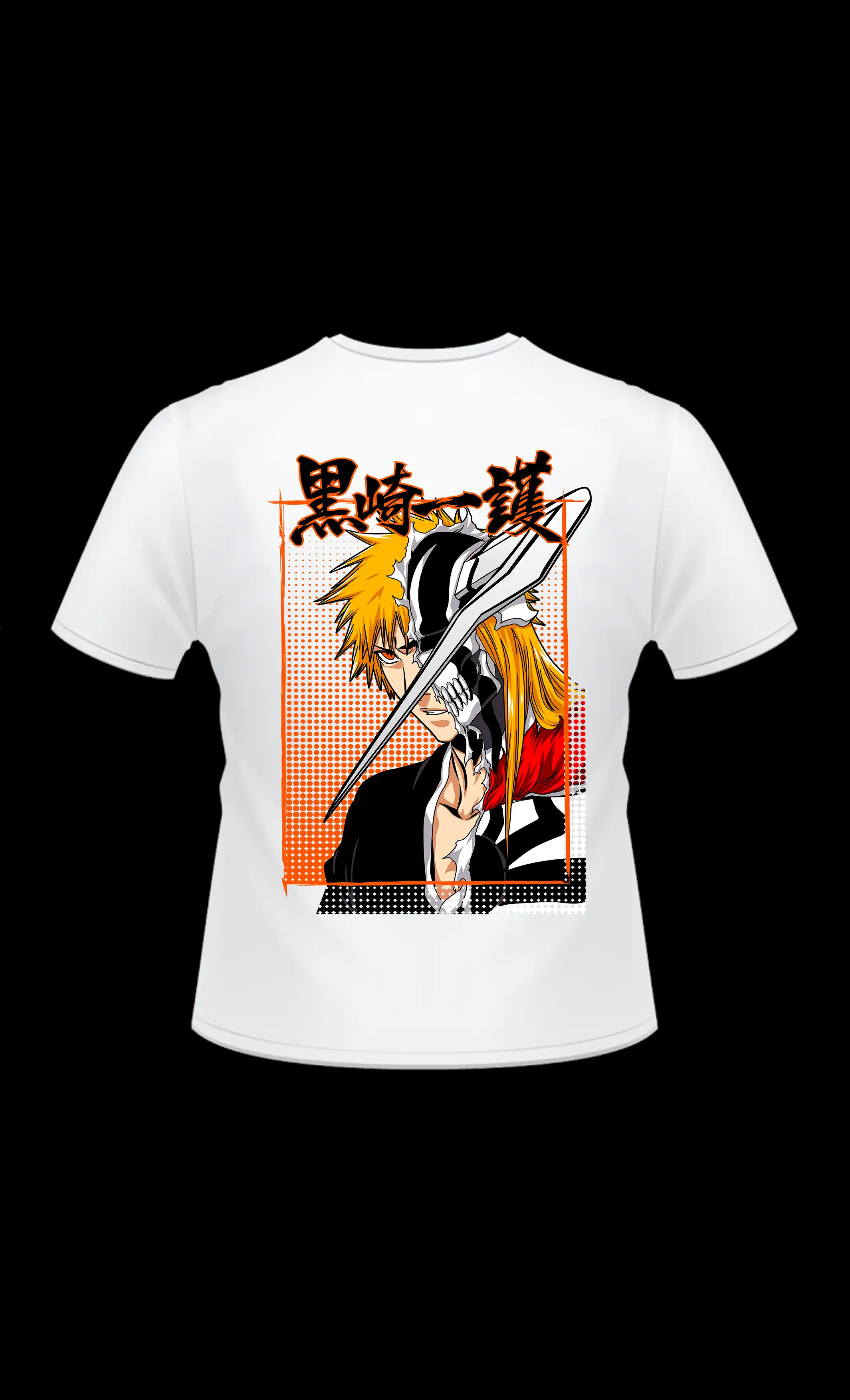 Product image of Ichigo Bleach White back printed cotton Tshirt
