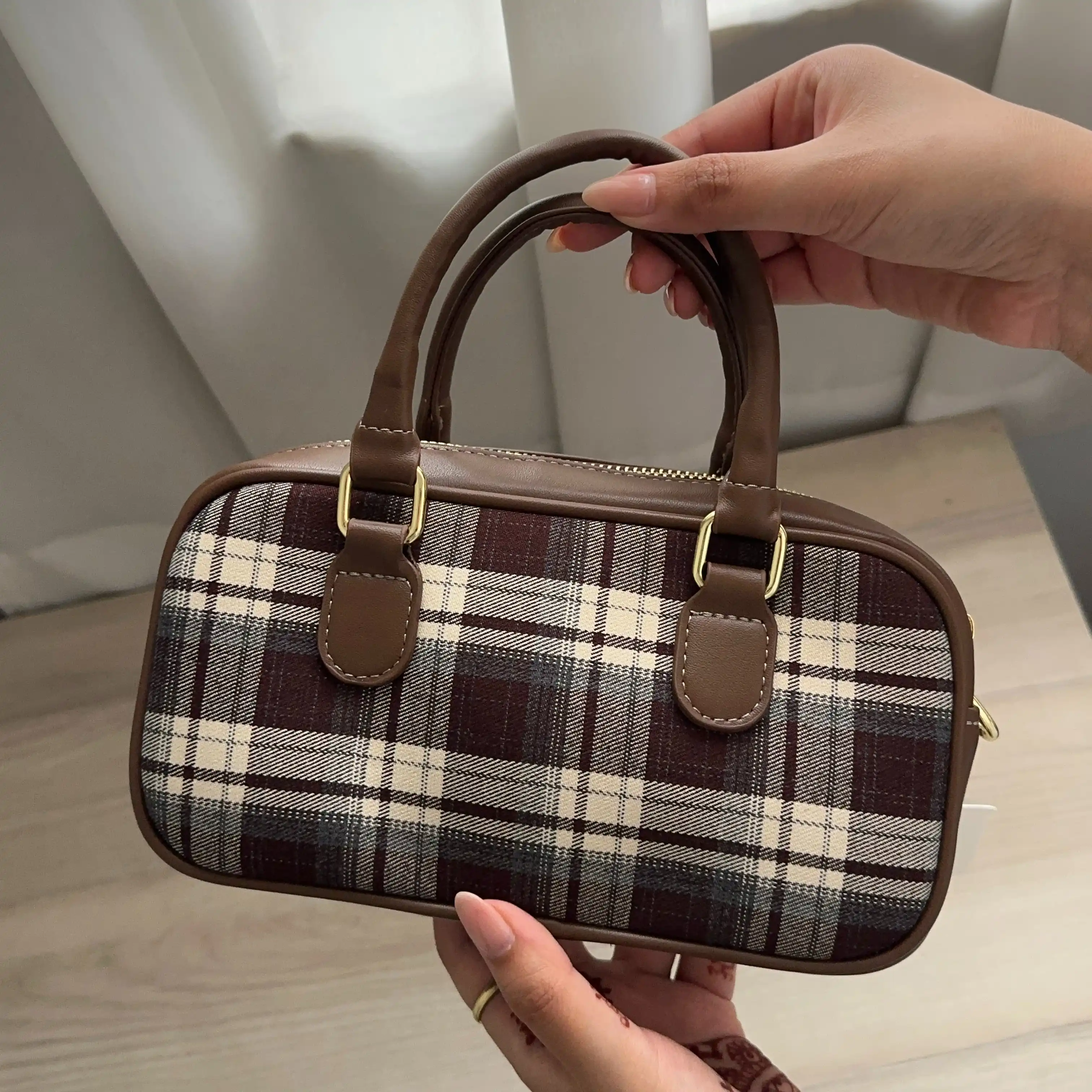 Product image of Heritage Plaid Handbag