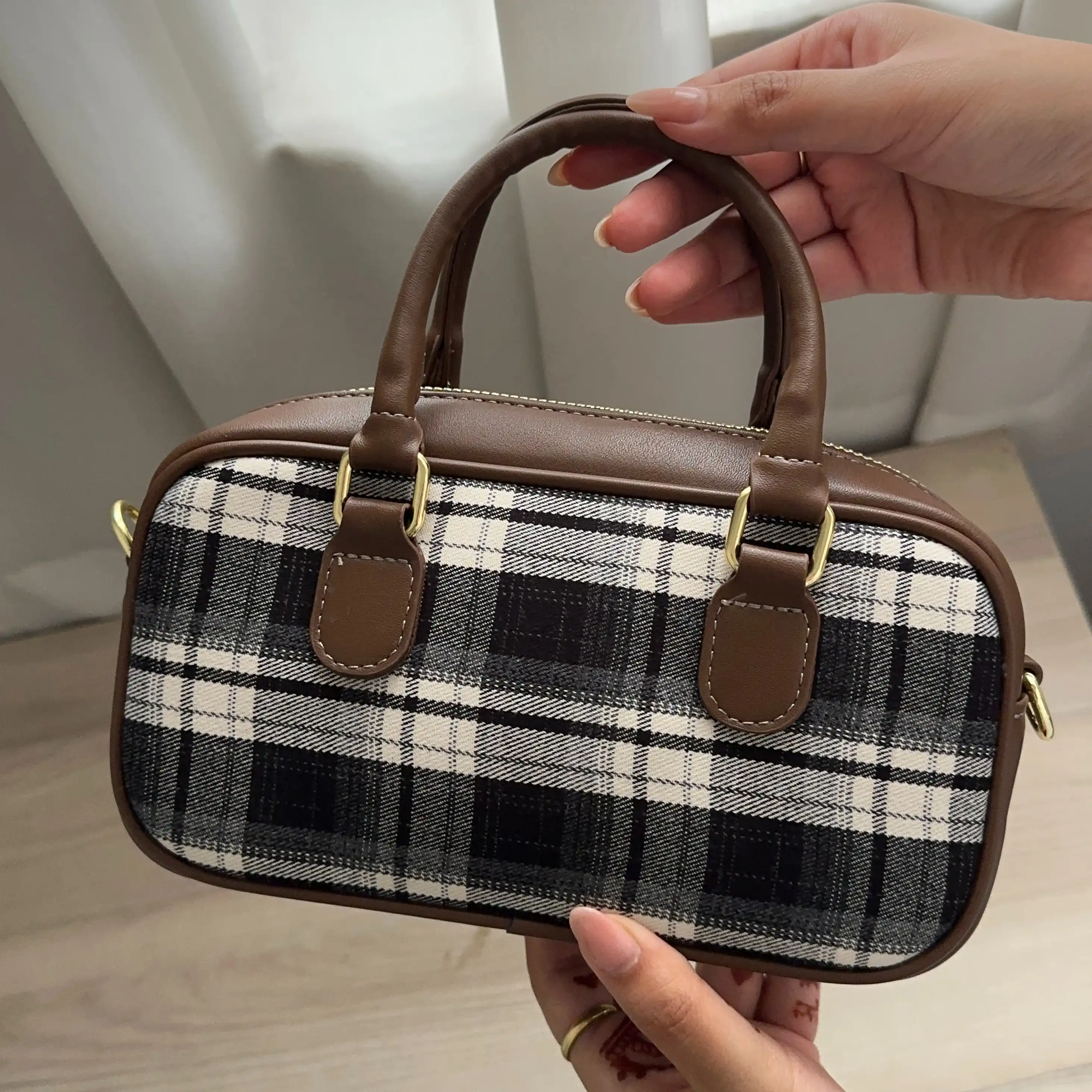 Product image of Heritage Plaid Handbag