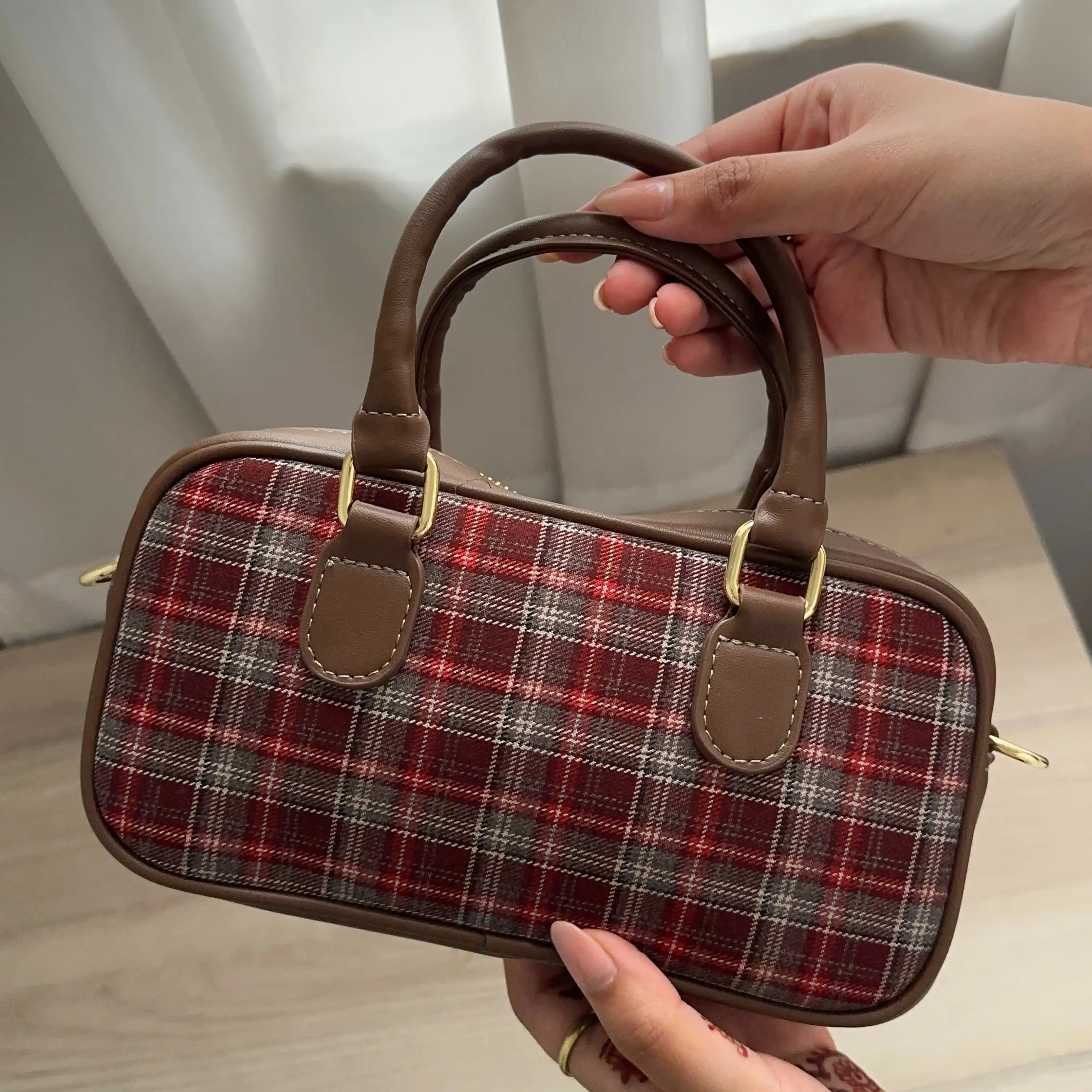 Product image of Heritage Plaid Handbag