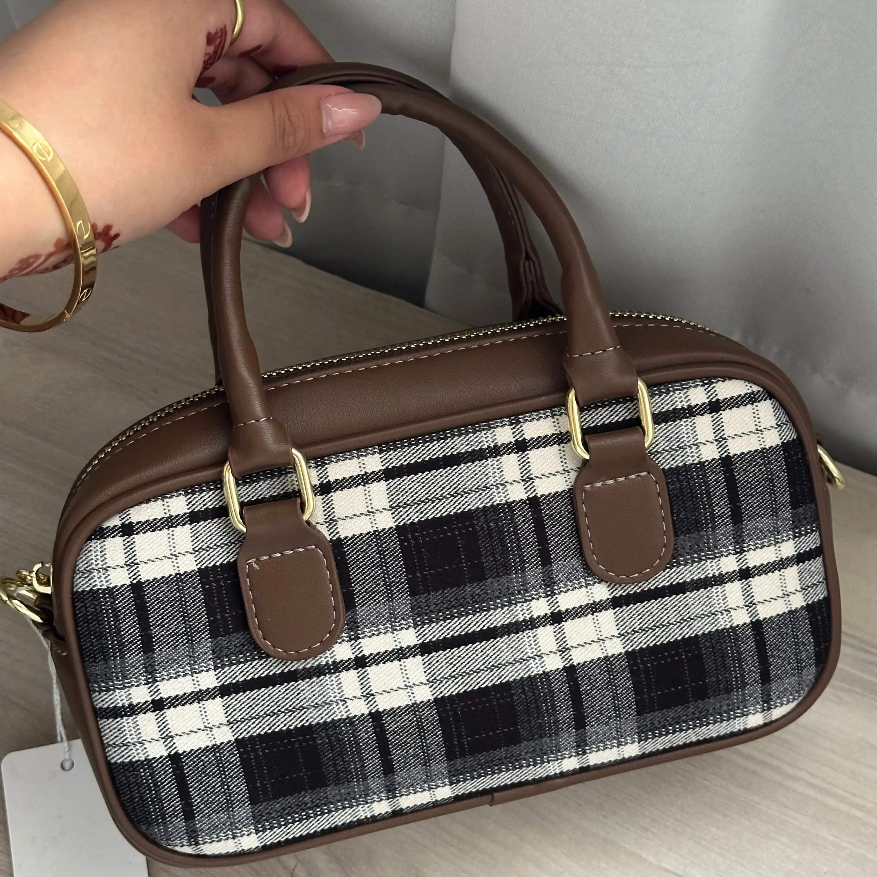 Product image of Heritage Plaid Handbag