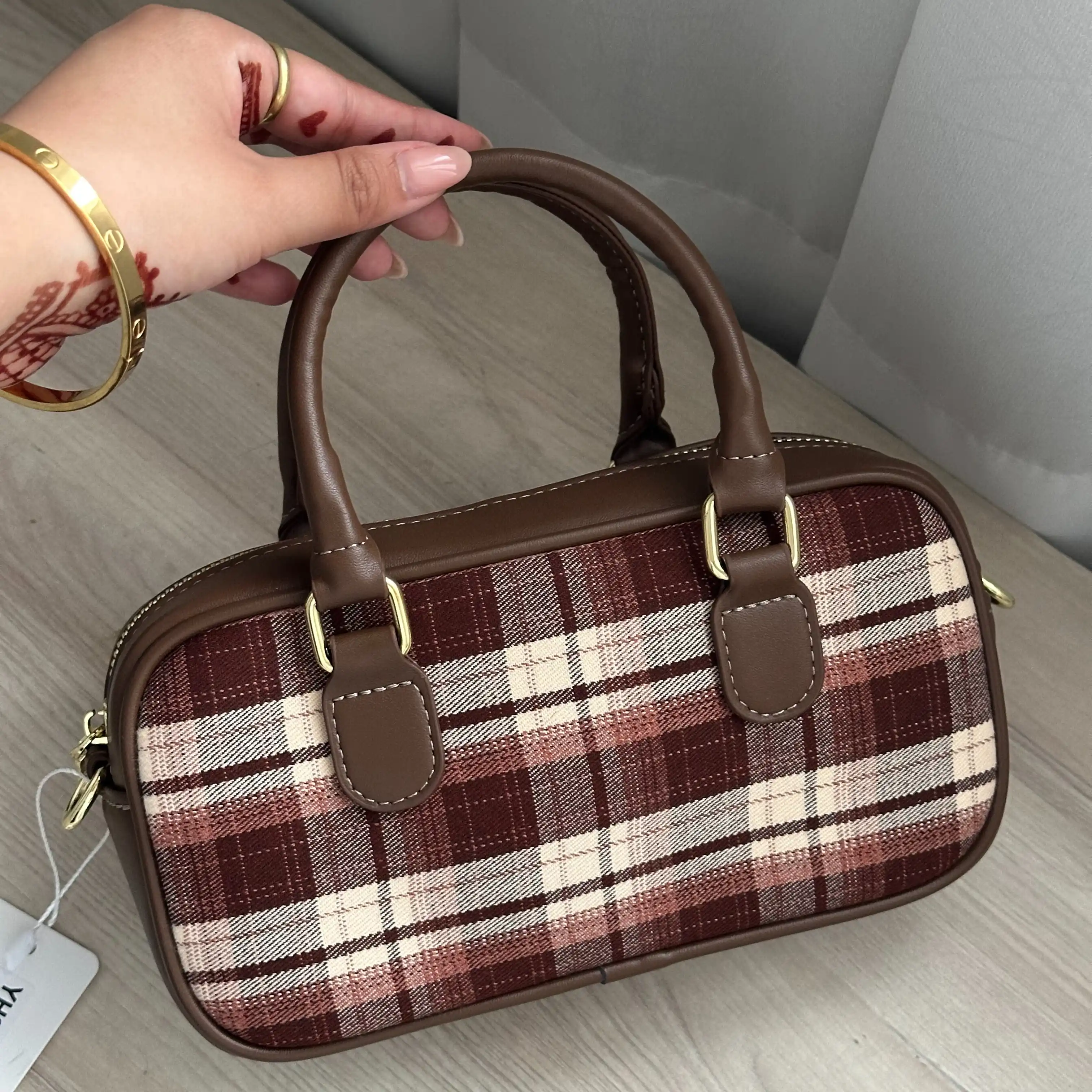 Product image of Heritage Plaid Handbag