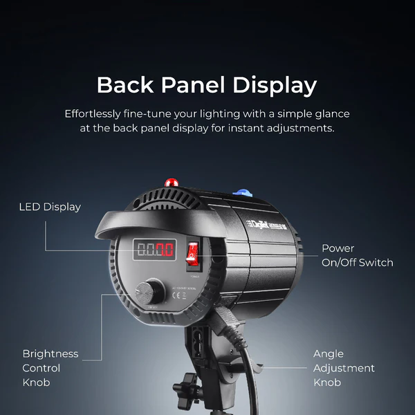 Product image of Digitek DCL-150WBC Bi-Color LED Light 18cm Reflector | Small Studio & Production Use