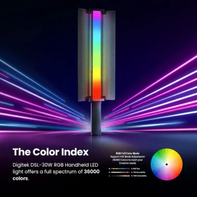 Digitek DSL-30W RGB Handheld LE...