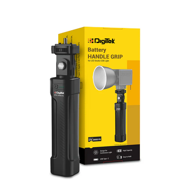 Product image of Digitek DPB-20000 PD Battery HANDLE GRIP for LED Studio COB Light