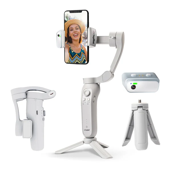 Product image of Digitek DSG-007F AI 3 Axis Wide Angle Smartphone Gimbal with AI Tracker & 5 hrs Working time