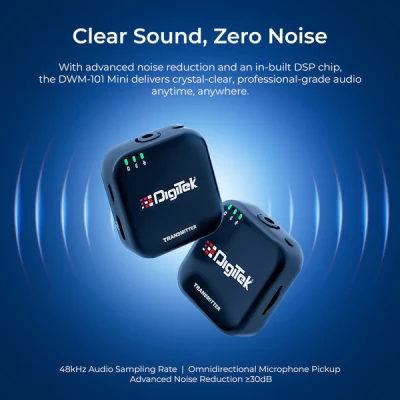 Digitek® DWM-101 Mini 2-in-1 Wi...
