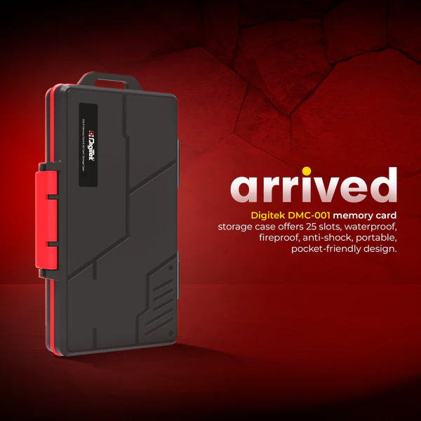 Product image of Digitek (DCH 025) All-in-One Memory Card & SD Card Storage Case