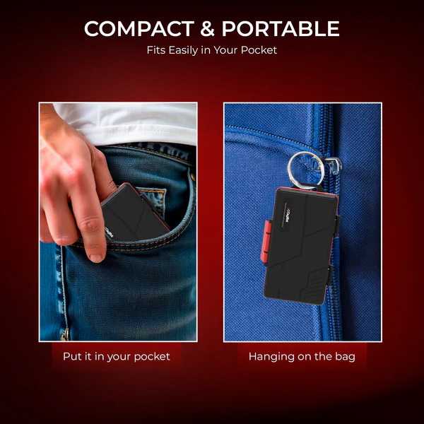 Product image of Digitek (DCH 025) All-in-One Memory Card & SD Card Storage Case