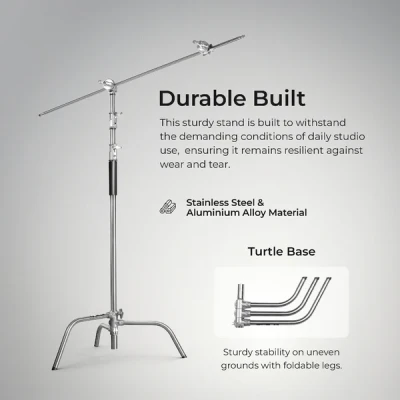 Digitek® Heavy Duty C-Stand, 10...