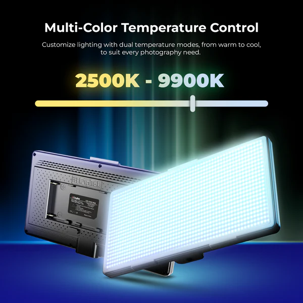 Product image of Digitek (LED-D432 RGB) Portable RGB LED Video Light LED-D432 RGB