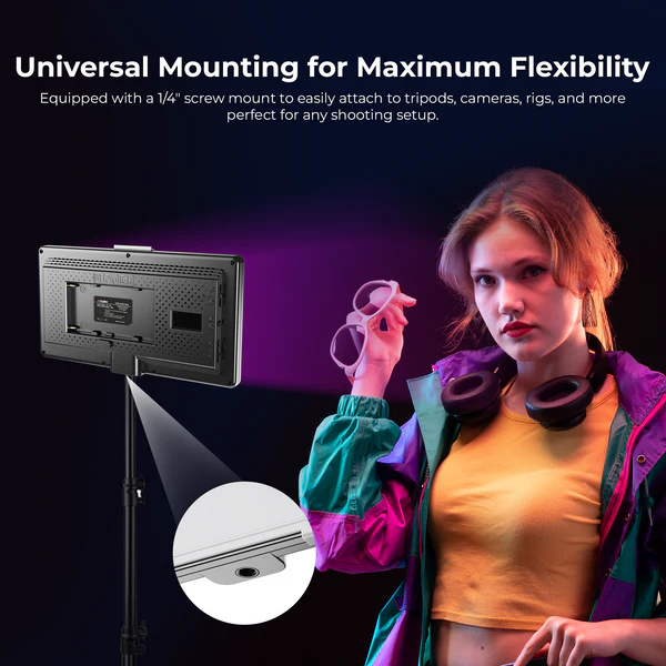 Product image of Digitek (LED-D432 RGB) Portable RGB LED Video Light LED-D432 RGB