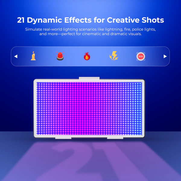 Product image of Digitek (LED-D432 RGB) Portable RGB LED Video Light LED-D432 RGB