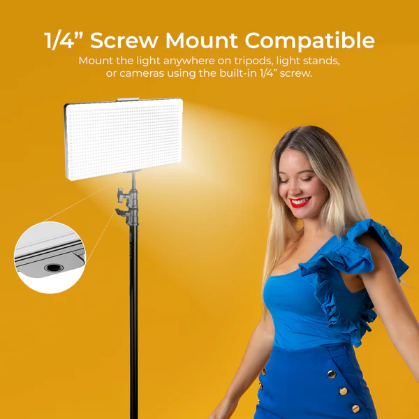 Product image of Digitek (LED-D432 Bi) Portable Bi-Color LED Video Light LED-D432Bi
