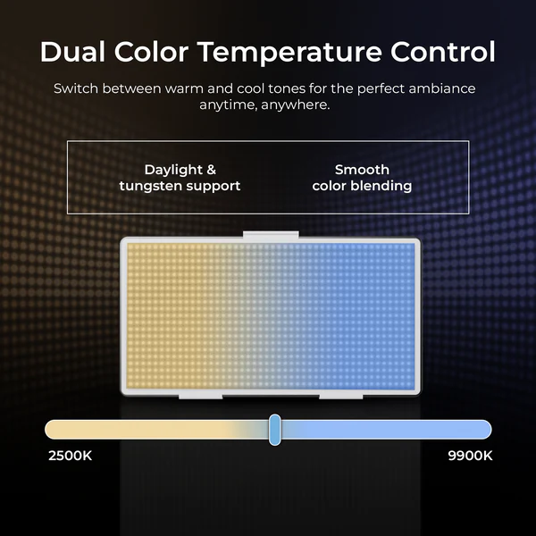 Product image of Digitek (LED-D432 Bi) Portable Bi-Color LED Video Light LED-D432Bi
