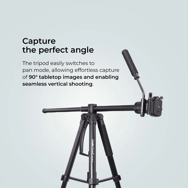 Product image of Digitek® DPTR-895VD Tripod/Monopod, 6.39ft, 5kg Load, Multipurpose Head, DSLR/DV/Binocular