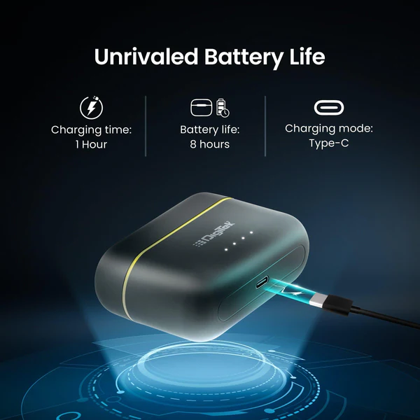 Product image of Digitek® DWM-103 Mini 2-in-1 Wireless Mic, 40m Range, 6Hr Battery, Noise Reduction, iOS/Android