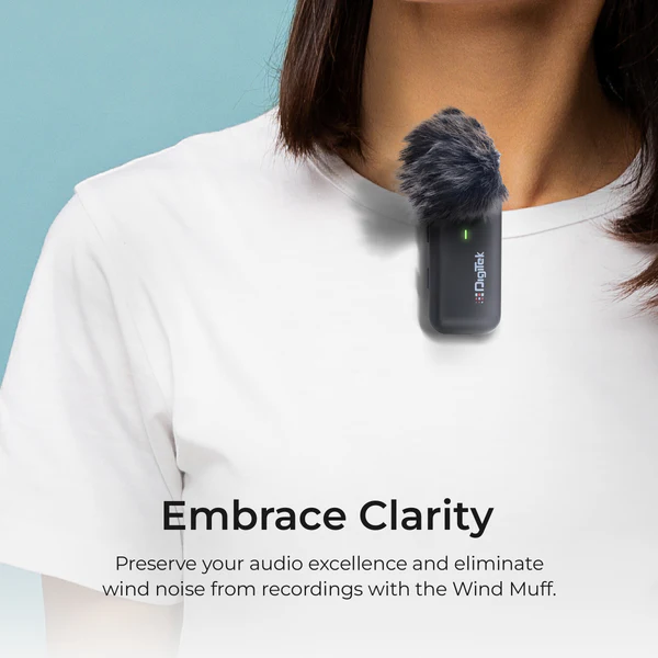 Product image of Digitek® DWM-106 2-in-1 Wireless Mic, 360° Sound, 80m Range, Noise Cancel & Reverberation