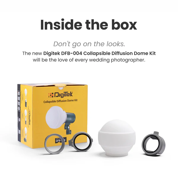 Product image of Digitek (DFB 004) Professional Collapsible Diffusion Dome Kit-DFB 004