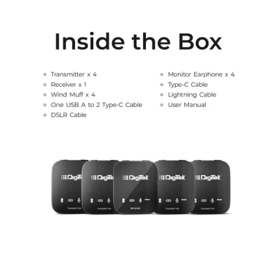 Digitek® DWM-111 4-Ch Wireless ...