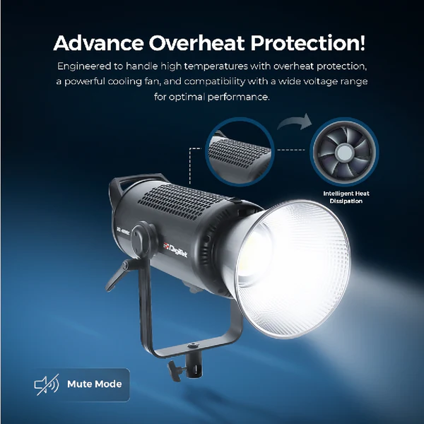 Product image of Digitek DCL-400 WBC Combo Continuous Light 2700-6500K Bi-Color High CRI | Studio & Pro Use