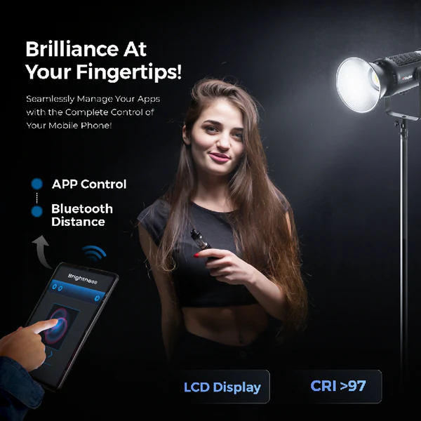 Product image of Digitek DCL-400 WBC Combo Continuous Light 2700-6500K Bi-Color High CRI | Studio & Pro Use