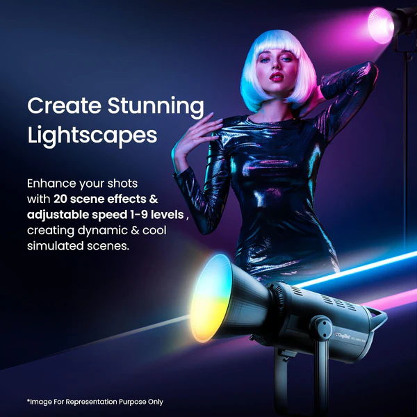 Product image of Digitek DCL-200W RGB Combo LED Light with 18cm Reflector | Small Production & Eco-Friendly