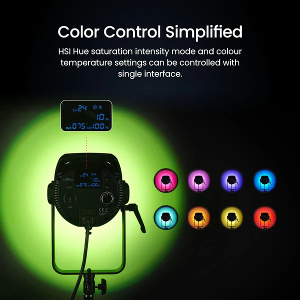 Product image of Digitek DCL-200W RGB Combo LED Light with 18cm Reflector | Small Production & Eco-Friendly