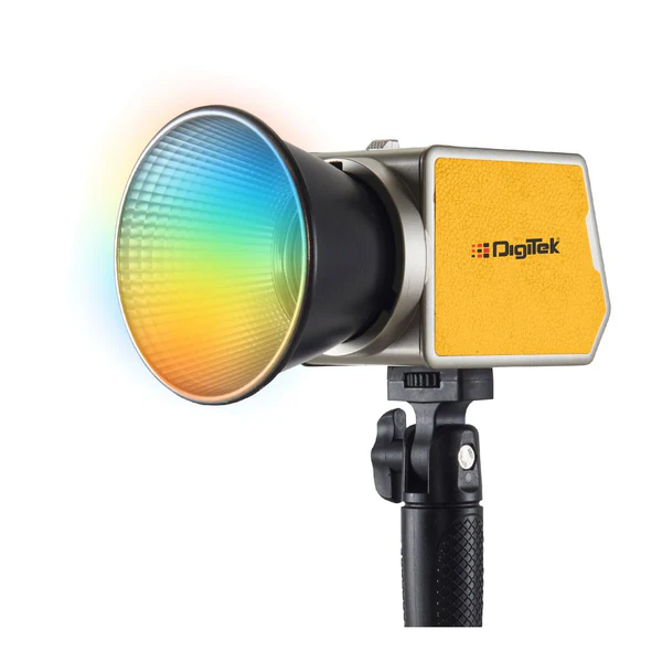 Product image of Digitek DCL-60W RGB Palm LED Light 60W with Reflector & Mini Bowen Mount | Pro Photography