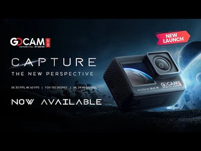 Product image of Digitek GoCAM DAC-101 5K 30FPS 48MP WiFi Action Camera | Dual Screen | EIS | 2 Batteries