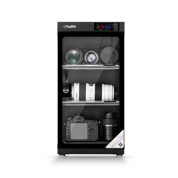 Product image of Digitek (AD 55S) 55 Liters Capacity Digital Display Dry Cabinet with Humidity Controller (Black)
