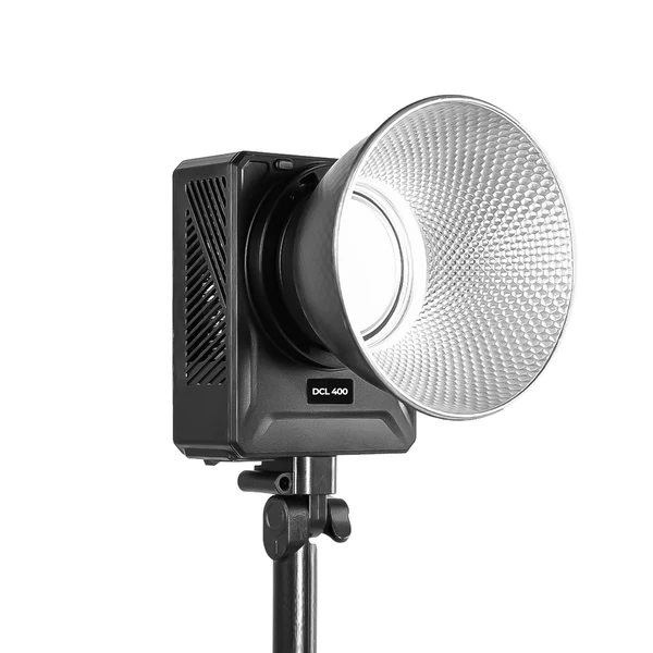 Product image of Digitek Lite (DCL 400WBC Combo) 330W Bi Color COB LED Continuous Light with Reflector & Bowens Mount, 10 Fx Effects, 0-100% Dimming, 2700K-6500K Color Temp, 26860LM, 95+ CRI, For Photo & Video Shoots