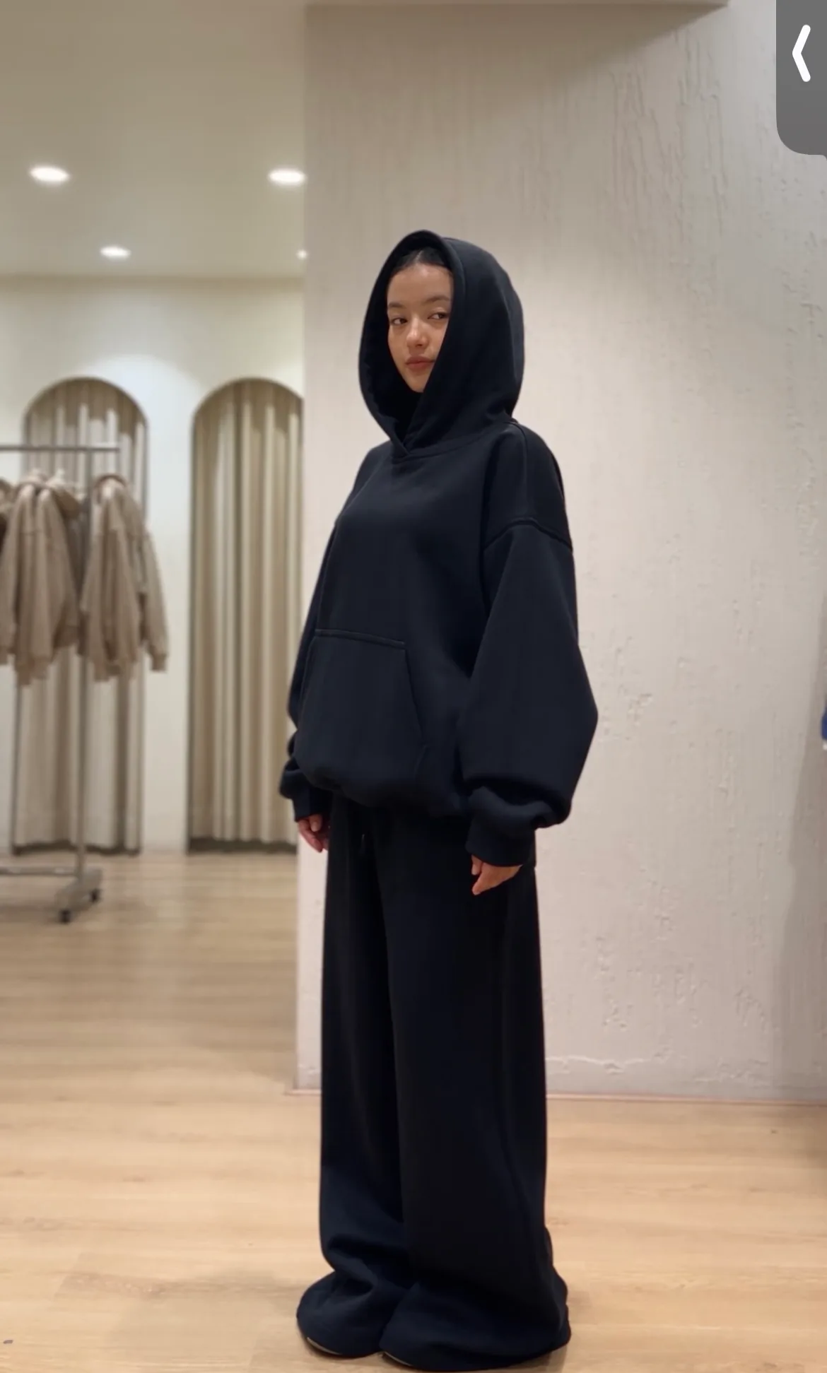 Non chain Winter Hoodie Trouser Set