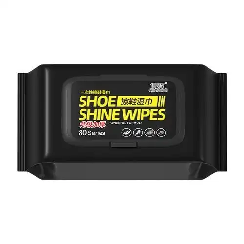 Product image of Shoe Cleaning Wipes – Instant Shine & Stain Removal | Quick & Easy Shoe Cleaner for Leather, Sneakers, Boots & More | Portable & Travel-Friendly 80 Piece Shoe Care Wipes