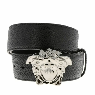 Versace Medusa Head Black  Leat...