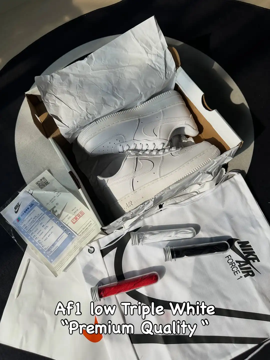 Product image of Air Force 1 Low Triple White 'Premium' Top Quality