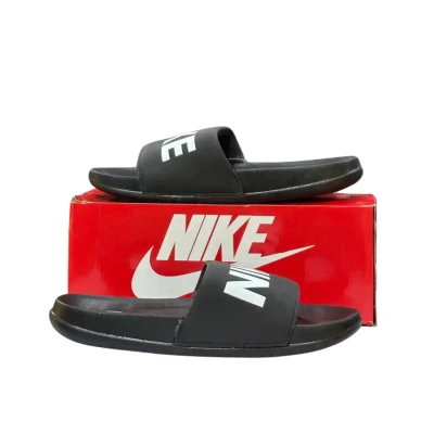 Nike "Written"  Black Slides