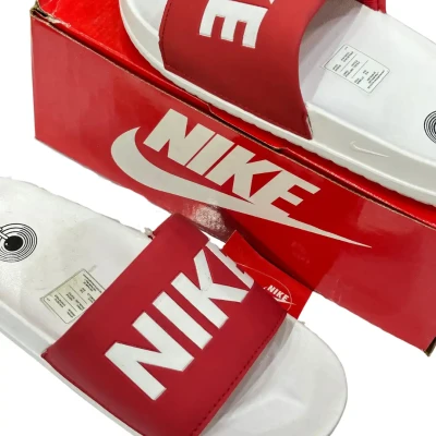 Nike Red & White Written