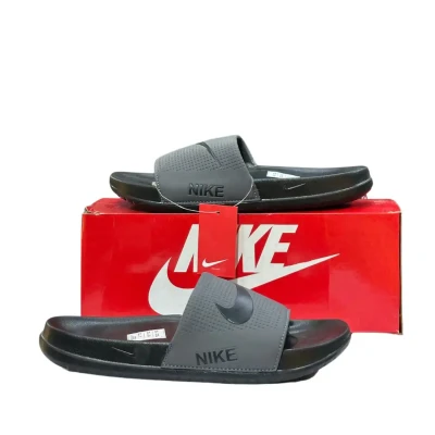 Nike Grey Slides