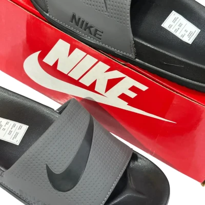 Nike Grey Slides