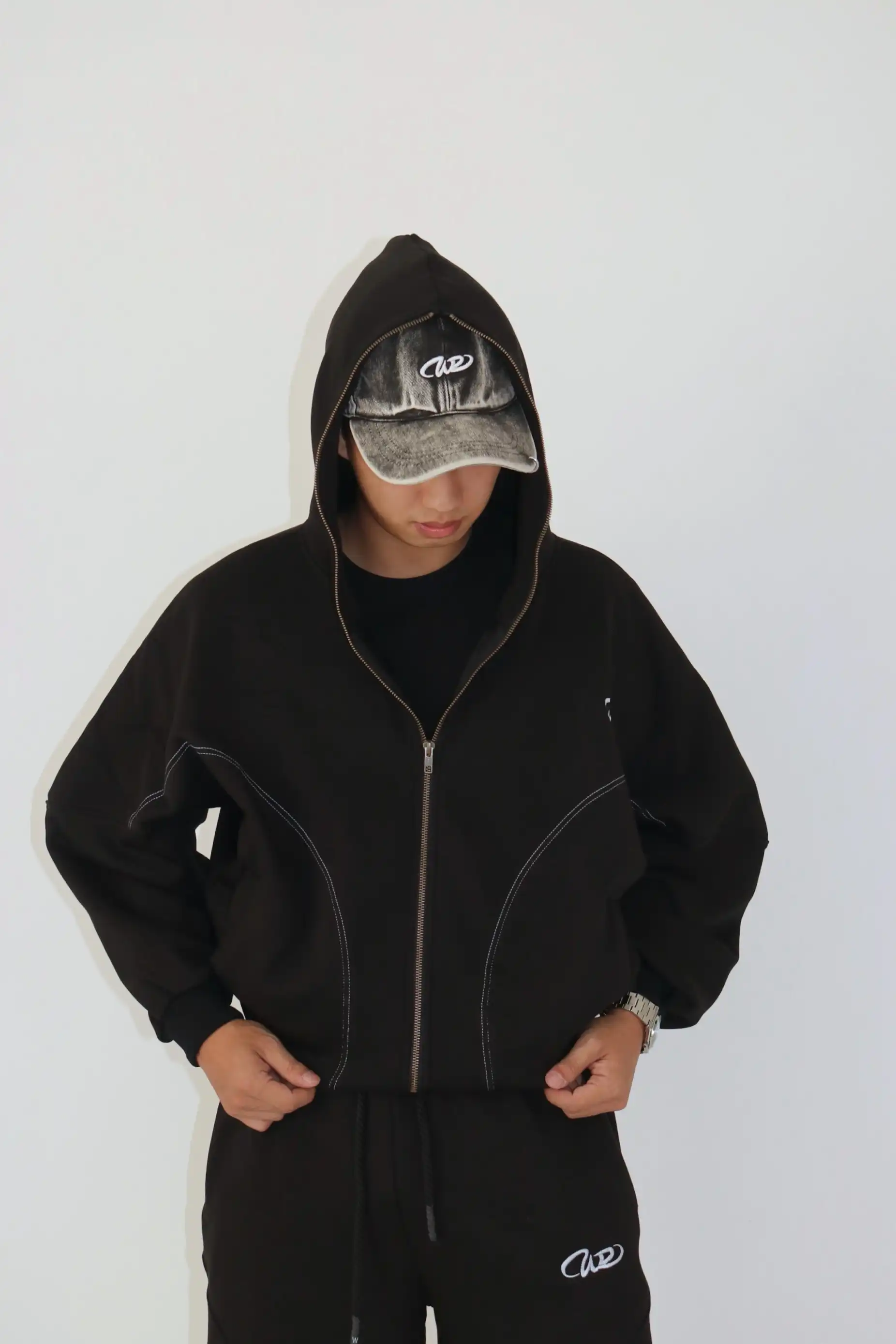 Product image of Reborn:  Full Zip-up Hoodie 480 GSM