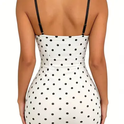 Polka Dot Mini Dress