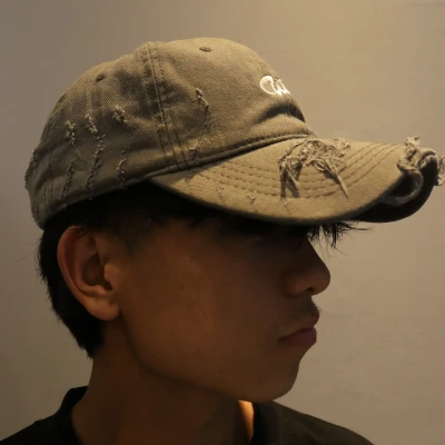 Distressed Washed Cap