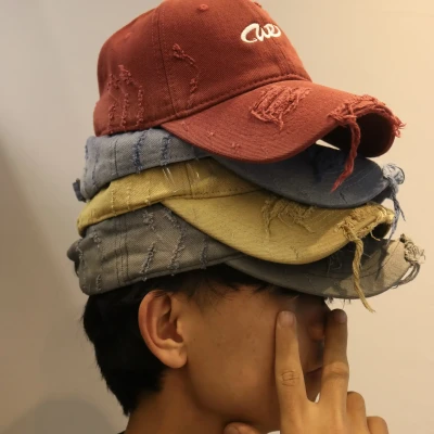 Distressed Washed Cap