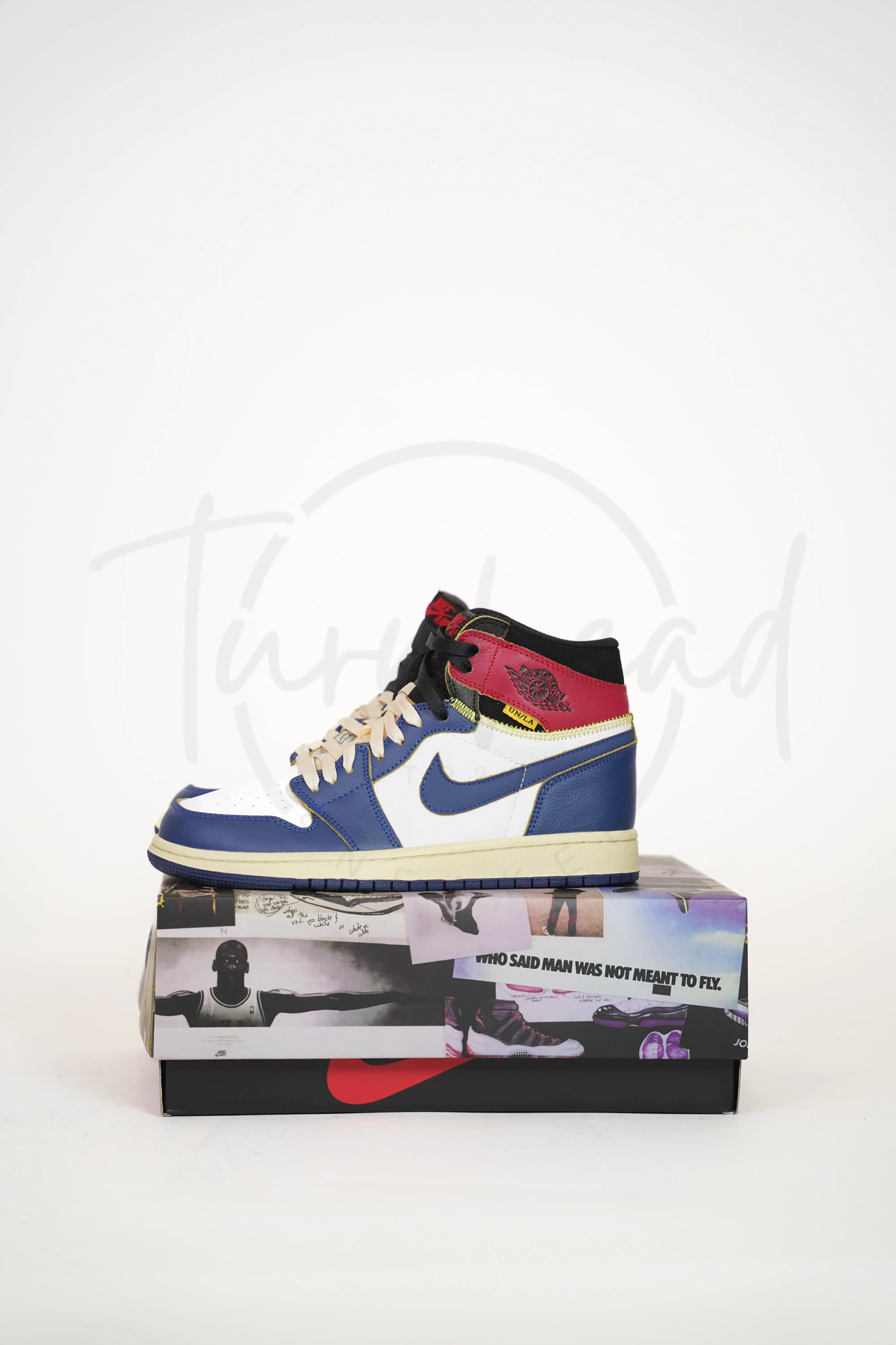 Product image of Jordan 1 high UNLA Blue and Black