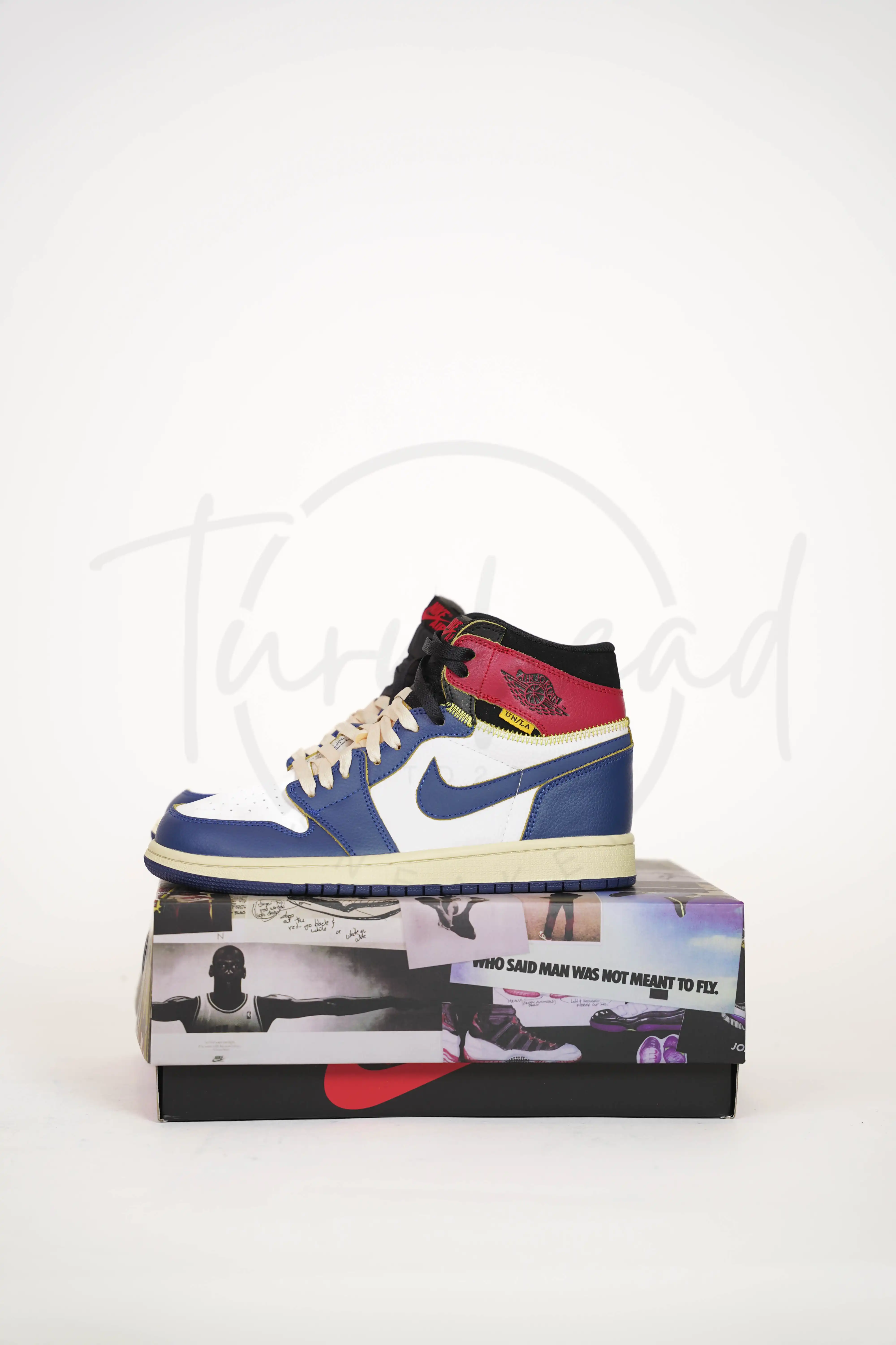 Product image of Jordan 1 high UNLA Blue and Black