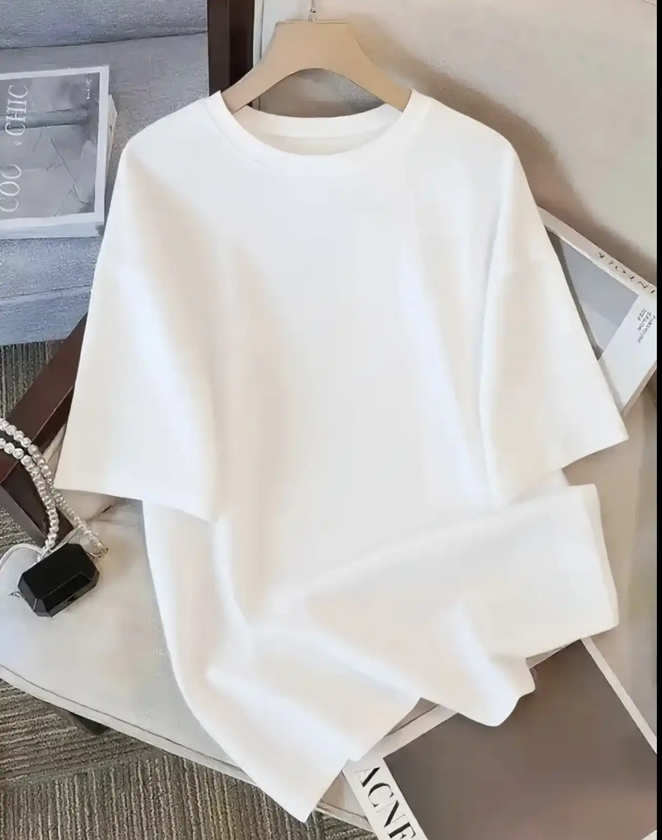Product image of NOVORA Shadow Ronin Oversized Tee|White